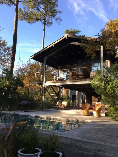 BELLE VILLA EN BOIS ESPRIT CAP FERRET BASSIN D'ARCACHON