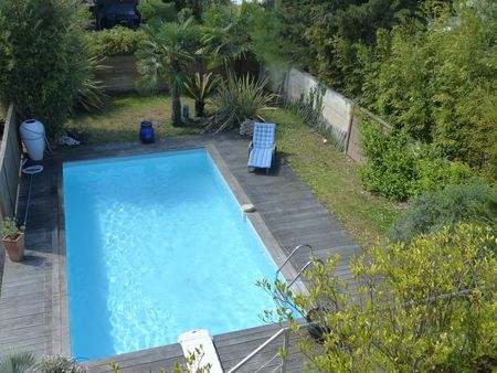 MAISON A VENDRE AVEC PISCINE SUR LE BASSIN D'ARCACHON