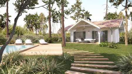 CONSTRUCTION VILLA NEUVE ET CABANE EN BOIS CENTRE CAP FERRET