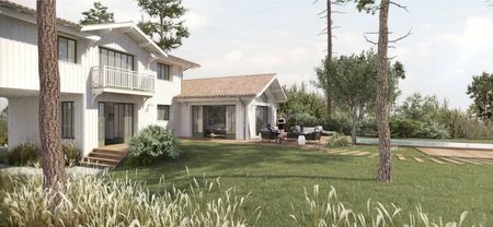 VILLA NEUVE AVEC CABANON EN BOIS CENTRE CAP FERRET