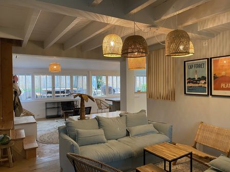 BELLE VILLA ENTRE OCÉAN ET BASSIN À VENDRE CAP FERRET