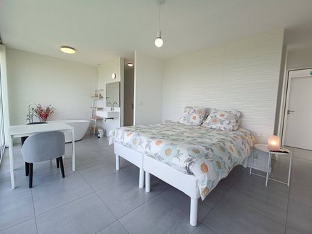 VILLA CONTEMPORAINE AVEC SUITE DE 30 M2 A VENDRE PREMIÈRE LIGNE VUE BASSIN