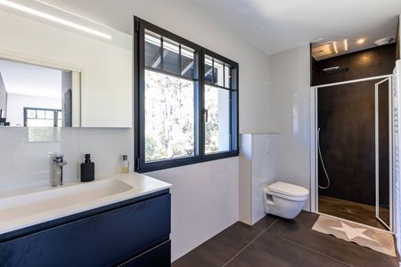 VILLA CONTEMPORAINE NEUVE LUXUEUSES PRESTATIONS QUARTIER RECHERCHÉ AUX ABATILLES ARCACHON