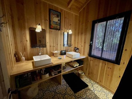 jolie villa en bois tout confort à acheter PETIT PIQUEY COMMUNE LEGE CAP FERRET