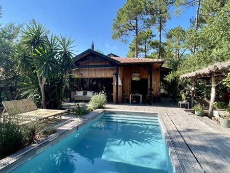 VILLA BOIS AVEC PISCINE A VENDRE PETIT PIQUEY