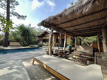 VILLA BOIS CABANE A VENDRE PETIT PIQUEY LEGE CAP FERRET