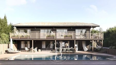 RÉNOVATION D'UNE VILLA TRADITIONNELLE AVEC PISCINE PROCHE MOULLEAU