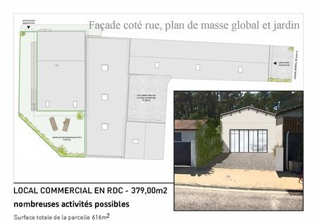 IMMEUBLE MIXTE À LÈGE CAP FERRET