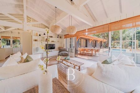 décoration soignée et mobilier élégant villa Cap Ferret luxe