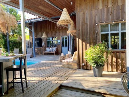 ACHAT VILLA EN BOIS SUR LE BASSIN D'ARCACHON