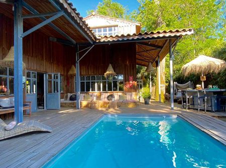 A VENDRE ANDERNOS BELLE VILLA EN BOIS AVEC PISCINE